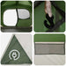 Directe Tent 10-persoons Groen Polyester en staal