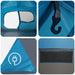 Directe Tent 10-persoons Blauw Polyester en staal