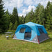 Directe Tent 10-persoons Blauw Polyester en staal