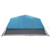 Directe Tent 10-persoons Blauw Polyester en staal