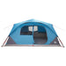 Directe Tent 10-persoons Blauw Polyester en staal