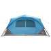 Directe Tent 10-persoons Blauw Polyester en staal