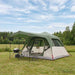 Gezinstent met dak Groen 305 x 275 x 190 cm Polyester en staal