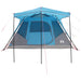Gezinstent met dak Blauw 305 x 275 x 190 cm Polyester en staal