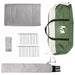 Tipi Tent met dak Groen 700 x 700 x 395 cm Polyester en staal