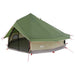 Tipi Tent met dak Groen 700 x 700 x 395 cm Polyester en staal