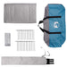 Tipi Tent met dak Blauw 700 x 700 x 395 cm Polyester en staal