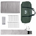 Tipi Tent Legergroen 700 x 700 x 395 cm Polyester en staal
