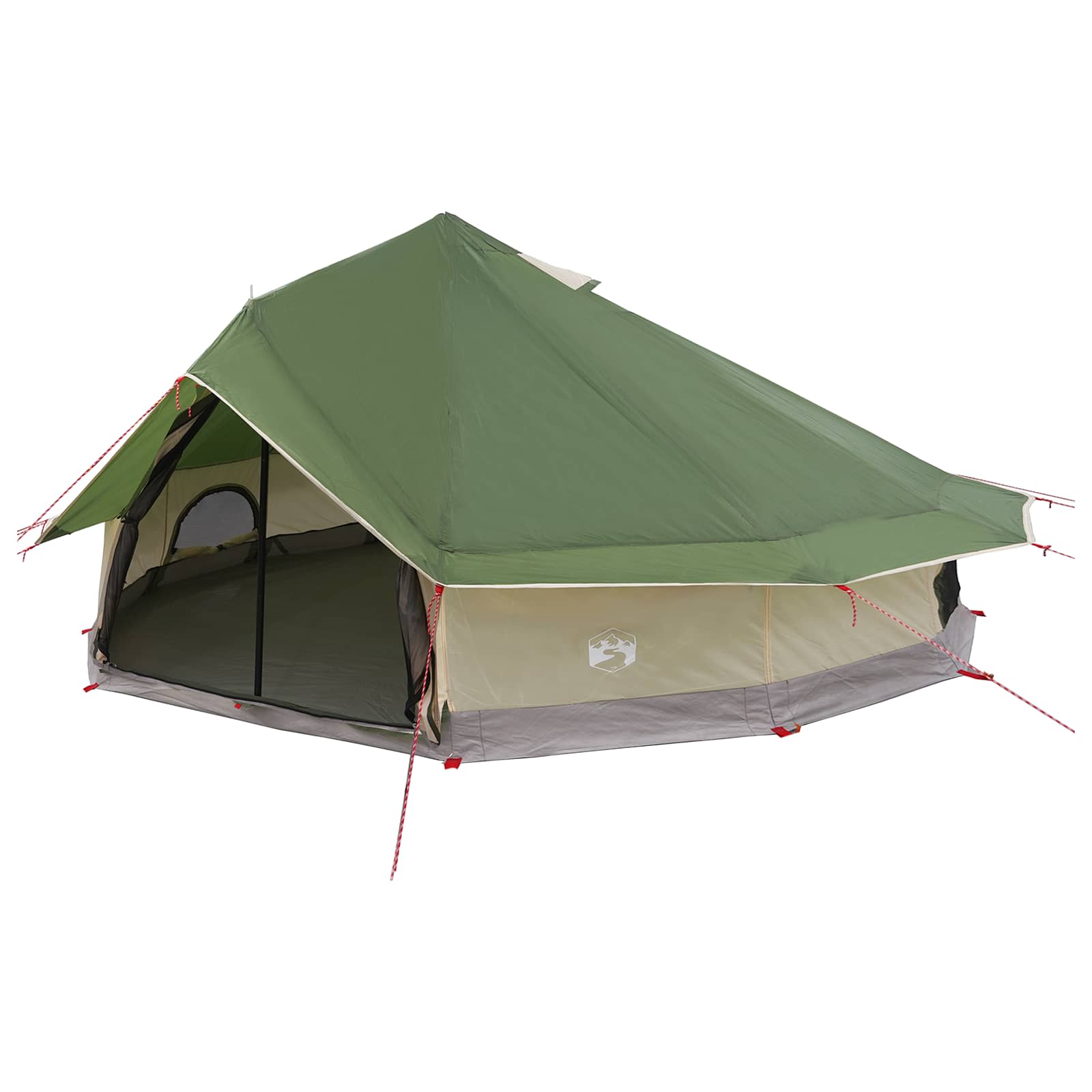 Tipi Tent 20-persoons Groen Polyester en staal
