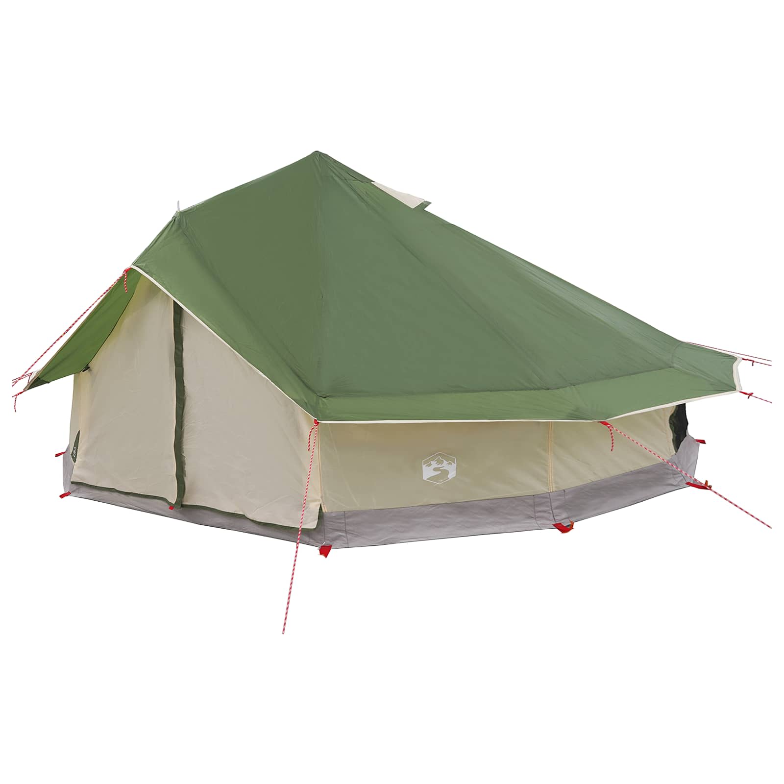 Tipi Tent 20-persoons Groen Polyester en staal