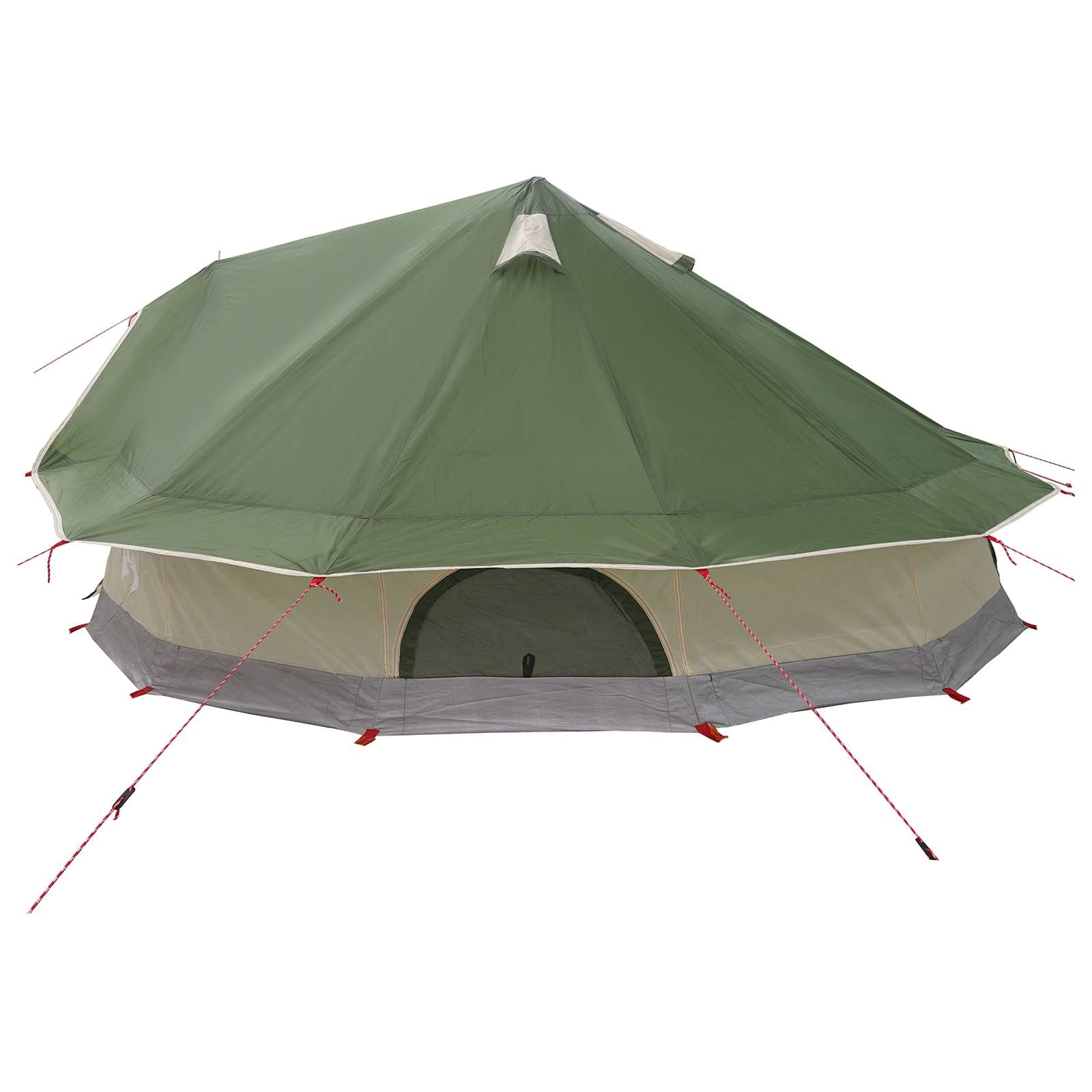 Tipi Tent 20-persoons Groen Polyester en staal