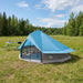 Tipi Tent 20-persoons Blauw Polyester en staal