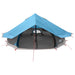 Tipi Tent 20-persoons Blauw Polyester en staal