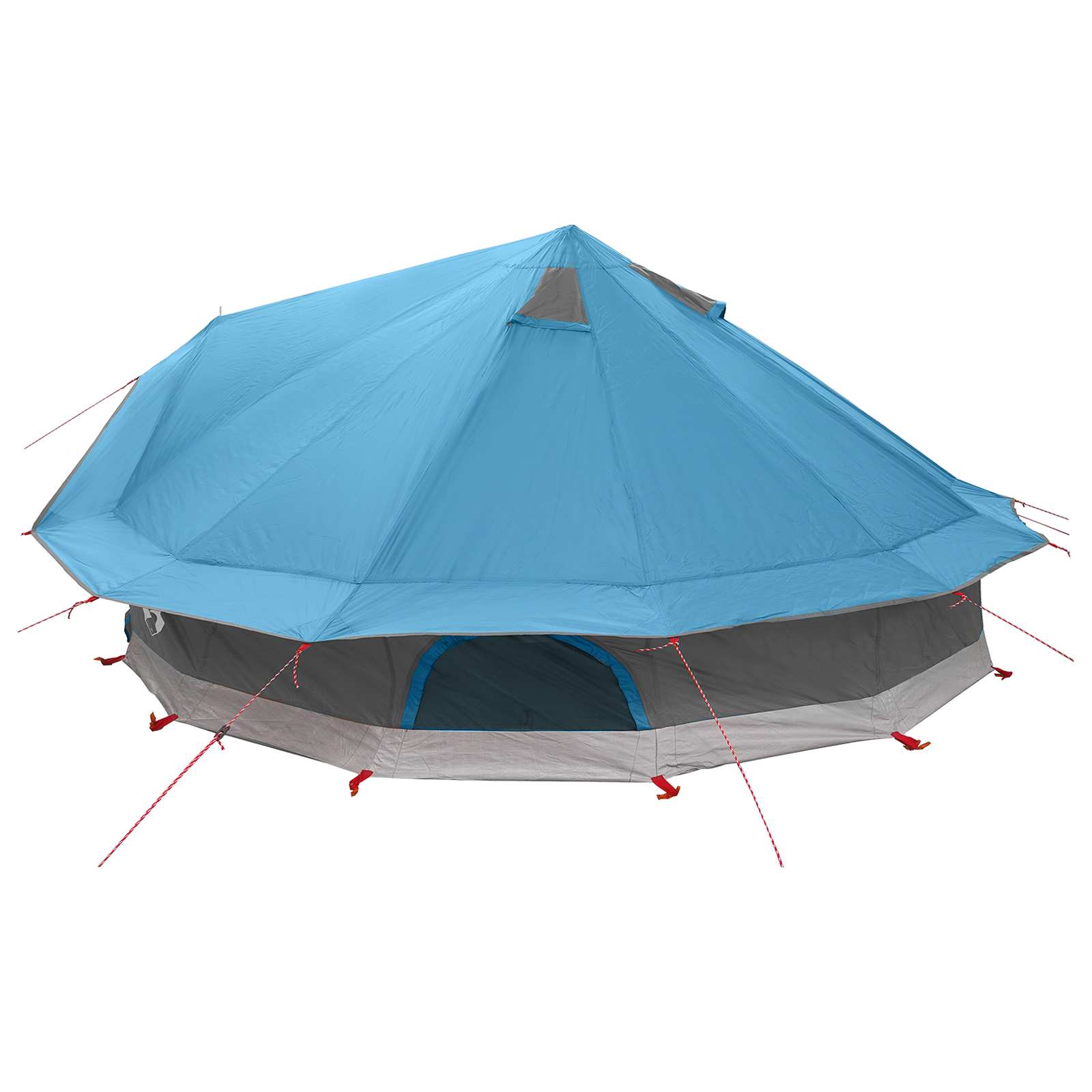 Tipi Tent 20-persoons Blauw Polyester en staal