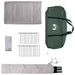 Tipi Tent 20-persoons Legergroen Polyester en staal