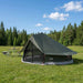 Tipi Tent 20-persoons Legergroen Polyester en staal