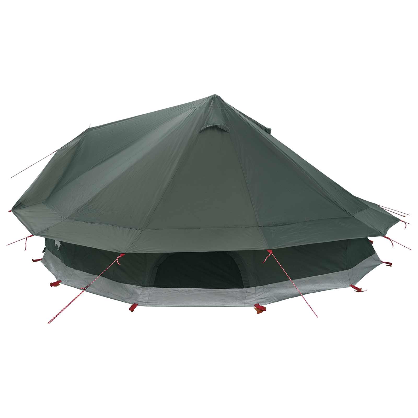 Tipi Tent 20-persoons Legergroen Polyester en staal