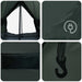 Tipi Tent met dak Legergroen 250 x 250 cm Polyester en staal