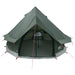 Tipi Tent met dak Legergroen 250 x 250 cm Polyester en staal