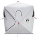 Jacht Tent Wit Blackout 143 x 143 x 165 cm Polyester en staal