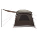 Gezinstent met dak Bruin Grijs 320 x 210 x 180 cm Polyester