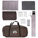 Gezinstent Bruin Grijs 500 x 400 x 230 cm Polyester en staal
