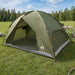 Camping Tent met Regenhoes Waterdicht Koepel Olijfgroen
