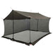 Campingzeil met gaaswanden Bruin Grijs 340 x 260 x 220 cm