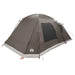 Huisje Tent met dak Bruin grijs 12-Persoons Polyester en staal