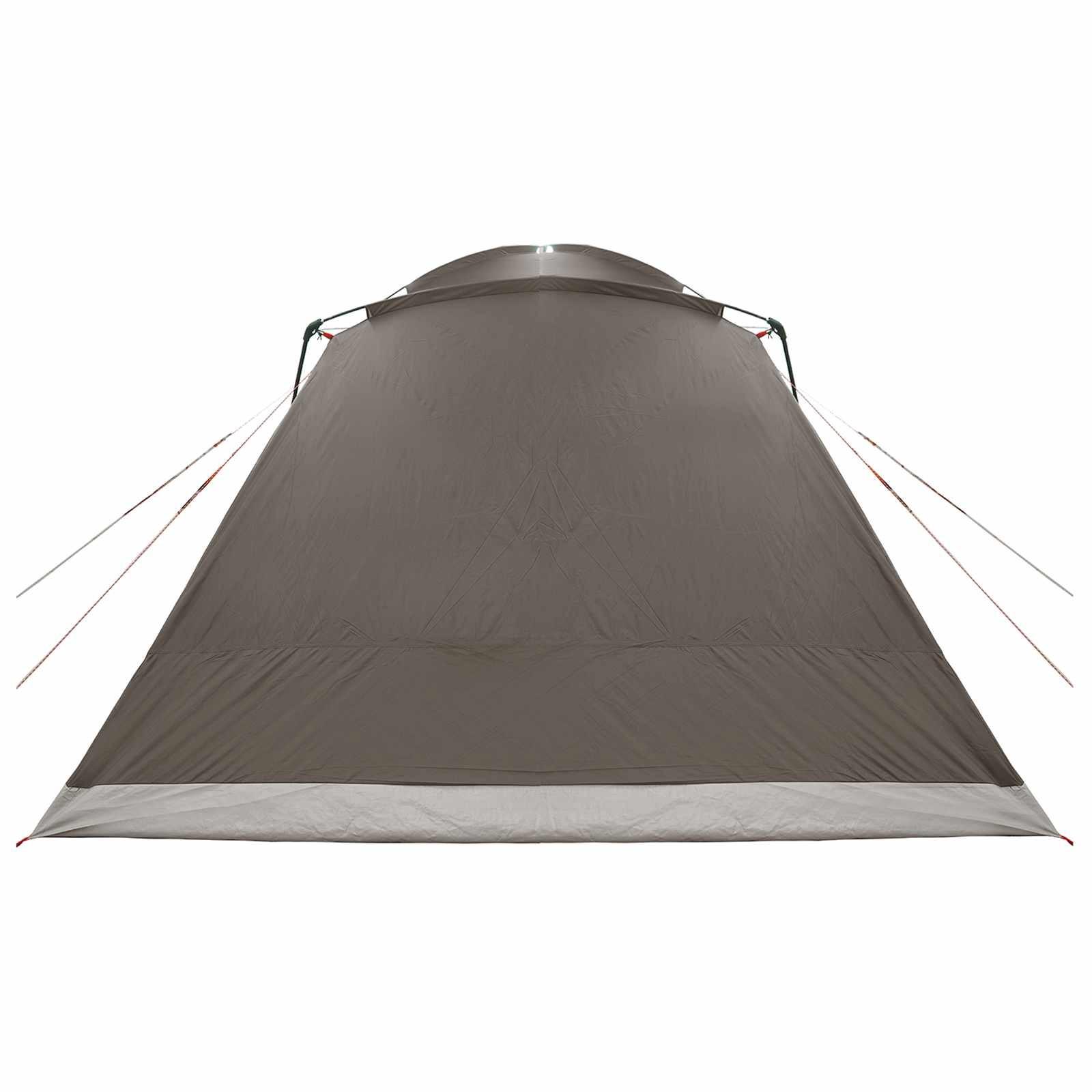 Huisje Tent met dak Bruin grijs 12-Persoons Polyester en staal