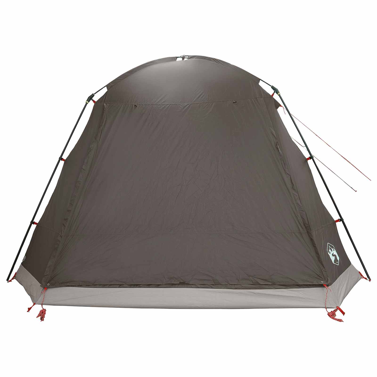 Huisje Tent met dak Bruin grijs 12-Persoons Polyester en staal