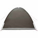 Huisje Tent met dak Bruin grijs 4-persoons Polyester en staal