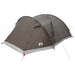 Huisje Tent met dak Bruin grijs 6-persoons Polyester en staal