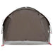 Huisje Tent met dak Bruin grijs 6-persoons Polyester en staal