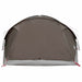 Huisje Tent met dak Bruin grijs 8-persoons Polyester en staal