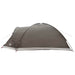 Huisje Tent met dak Bruin grijs 8-persoons Polyester en staal