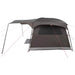 Tunneltent 10-persoons Bruin Grijs Polyester en staal