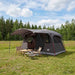 Tunneltent Bruin Grijs 427 x 305 x 205 cm Polyester en staal