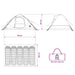 Directe Tent Olijfgroen 305 x 215 x 140 cm Polyester en staal
