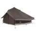 Tipi Tent 20-persoons Bruin Grijs Polyester en staal