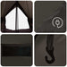 Tipi Tent met dak Bruin Grijs 250 x 250 cm Polyester en staal