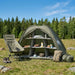 Opbergtent Olijfgroen 120 x 50 x 70 cm Polyester en staal