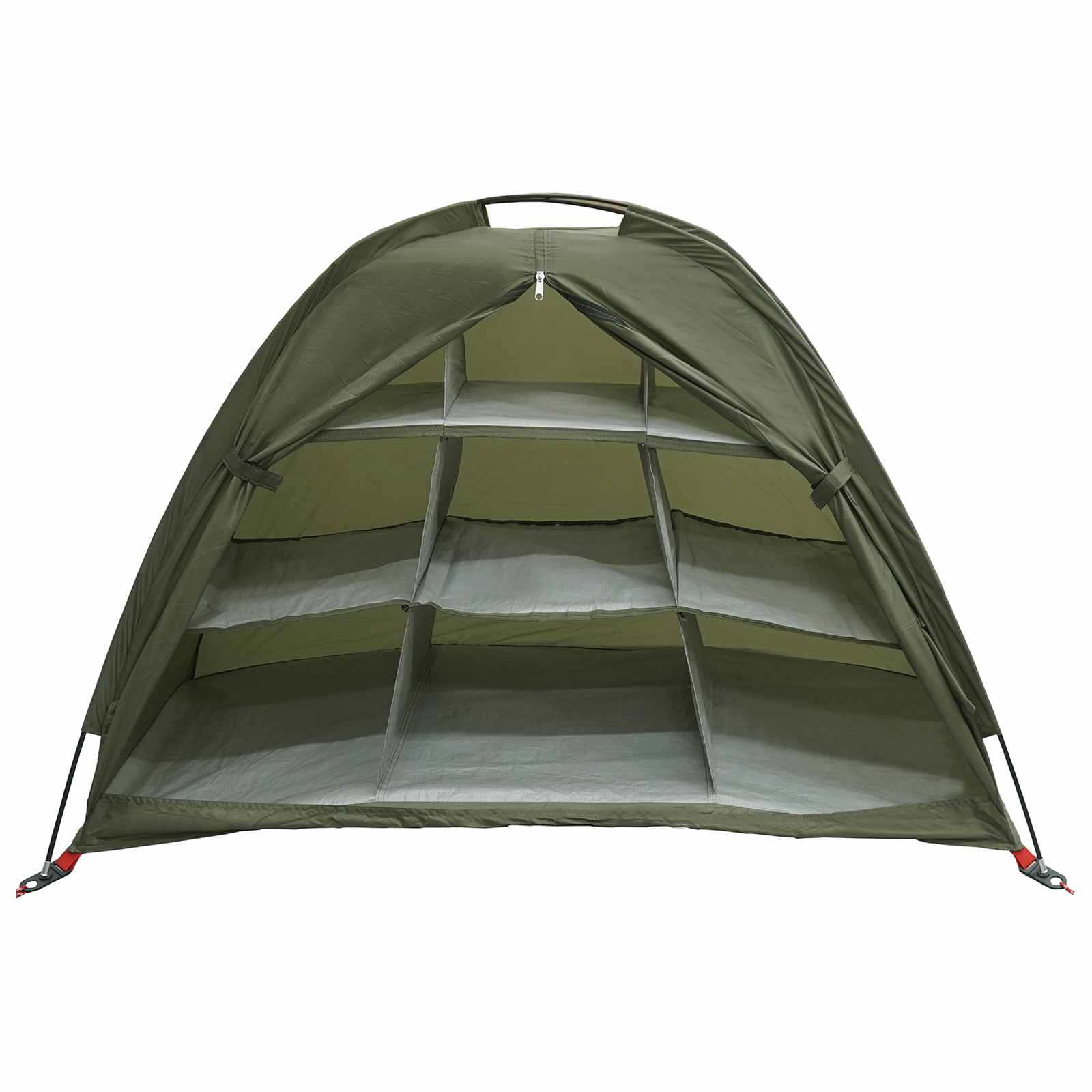 Opbergtent Olijfgroen 120 x 50 x 70 cm Polyester en staal