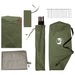 Tunneltent Olijfgroen 410 x 175 x 105 cm Polyester en staal