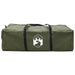 Tipi Tent Olijfgroen 300 x 300 x 200 cm Polyester en staal