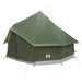 Tipi Tent Olijfgroen 300 x 300 x 200 cm Polyester en staal