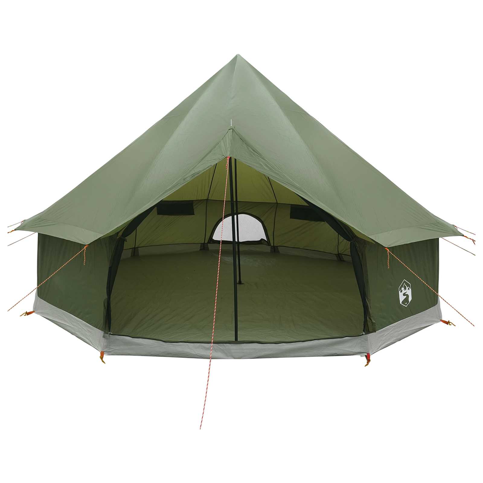 Tipi Tent Olijfgroen 300 x 300 x 200 cm Polyester en staal