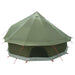 Tipi Tent Olijfgroen 300 x 300 x 200 cm Polyester en staal
