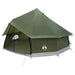 Tipi Tent Olijfgroen 400 x 400 x 250 cm Polyester en staal