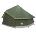 Tipi Tent Olijfgroen 400 x 400 x 250 cm Polyester en staal
